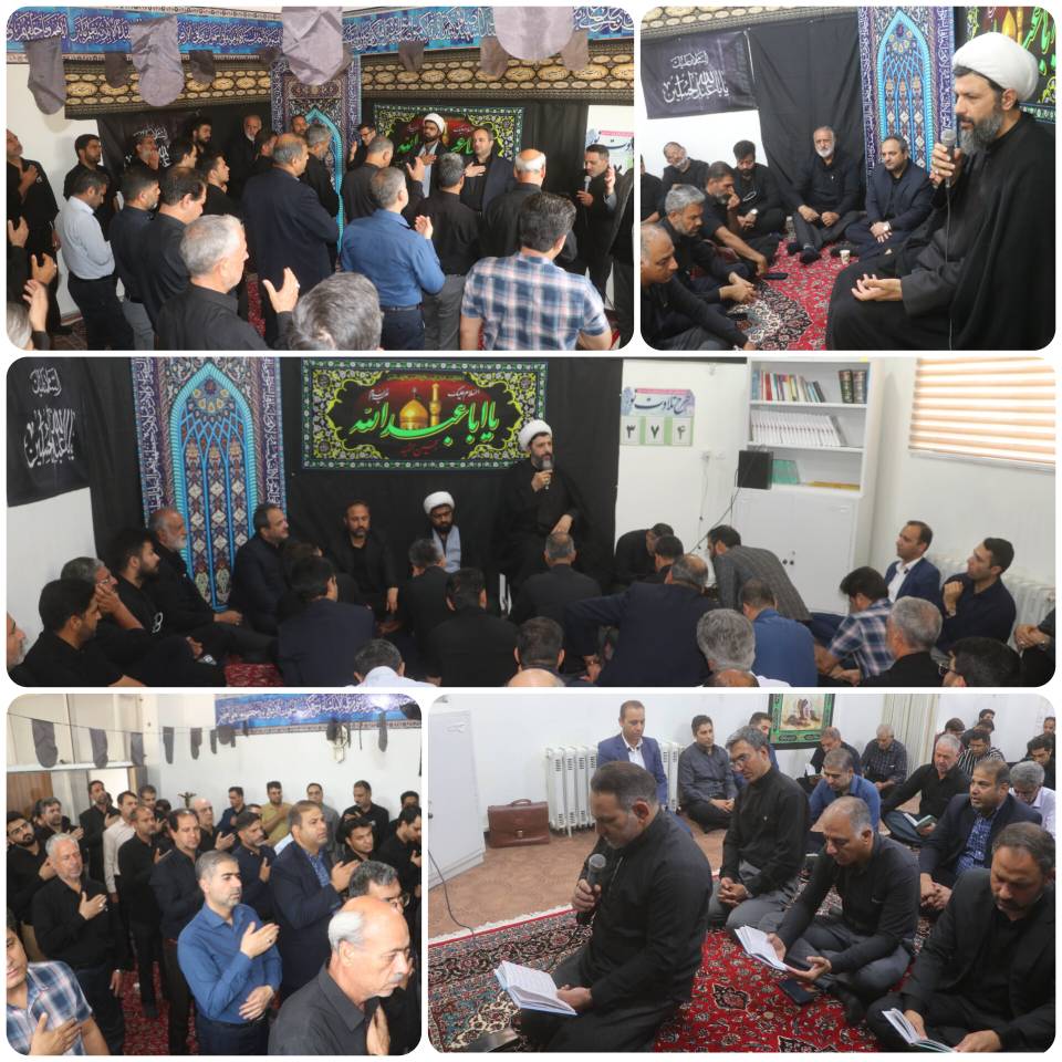 برگزاری آیین سوگواری شهادت امام حسین(ع) در کزغال.