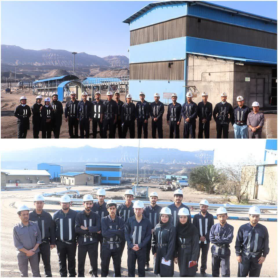 بازدید علمی دانشجویان مجتمع آموزش عالی گناباد از معدن پروده