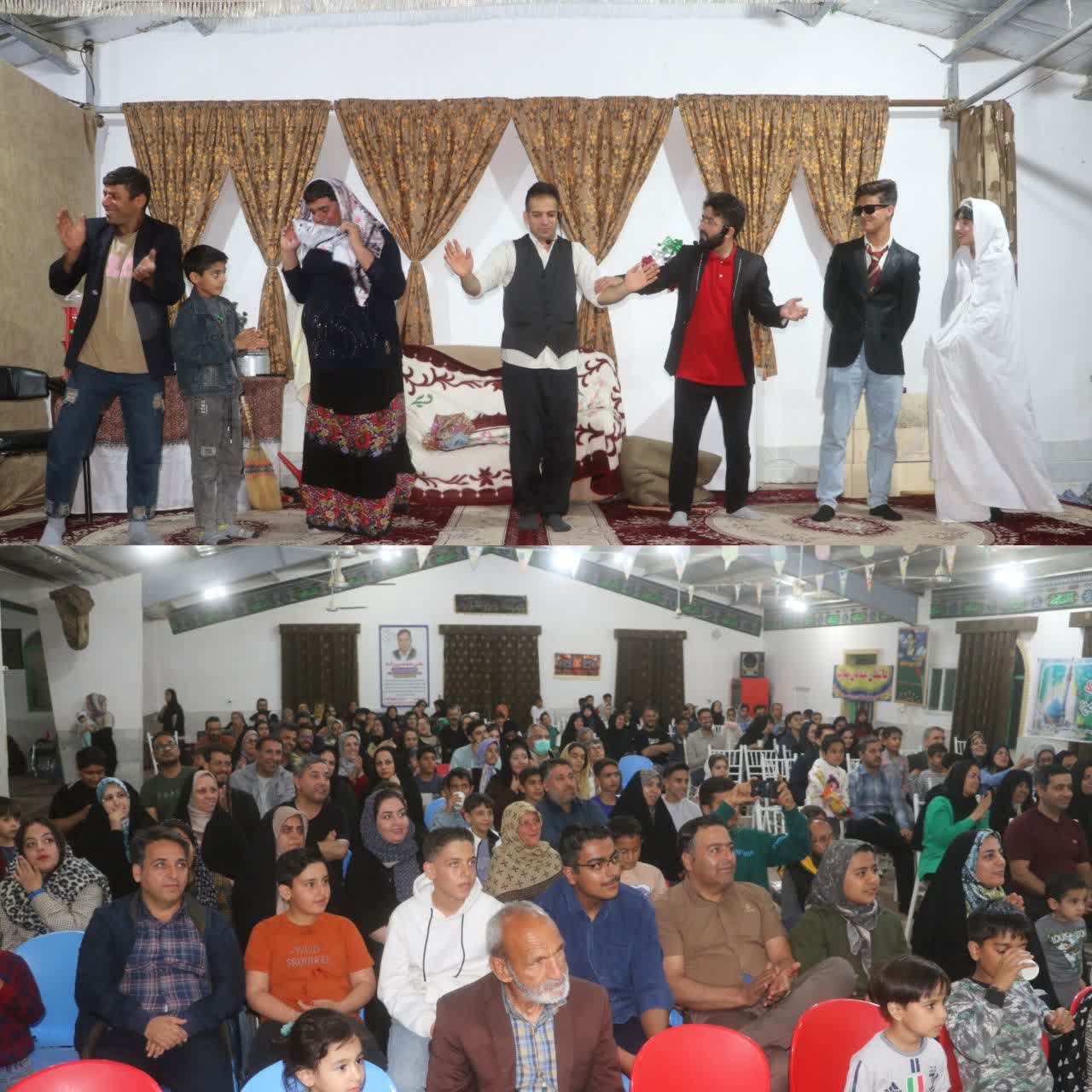 اجرای تئاتر کمدی موزیکال برای خانواده کزغال