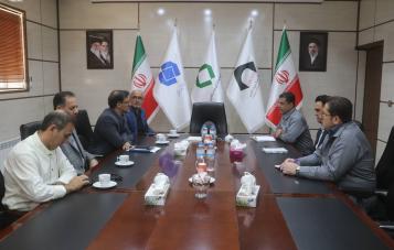دیدار مدیرکل تعاون، کار و رفاه اجتماعی خراسان جنوبی با مدیرعامل کزغال