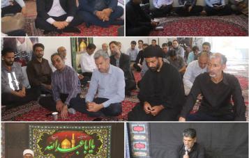 آیین بزرگداشت رهبر شهید انقلاب در کزغال برگزار شد.