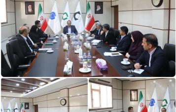 دیدار مدیر شعب بانک ملت خراسان جنوبی با سرپرست کزغال