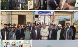 حضور مدیریت و کارکنان کزغال در مراسم گرامیداشت شکست آمریکا در صحرای طبس