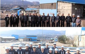 بازدید علمی دانشجویان مجتمع آموزش عالی گناباد از معدن پروده