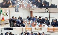 دیدار منتخبین شورای اسلامی کار کزغال با سرپرست شرکت