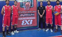 کسب مقام سوم تیم بسکتبال کزغال در مسابقات کارگری