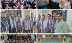 حضور کارکنان کزغال در دیدار کارگران با رهبر انقلاب