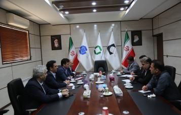 دیدار مدیرکل شعب بانک رفاه کارگران استان خراسان جنوبی با مدیرعامل کزغال